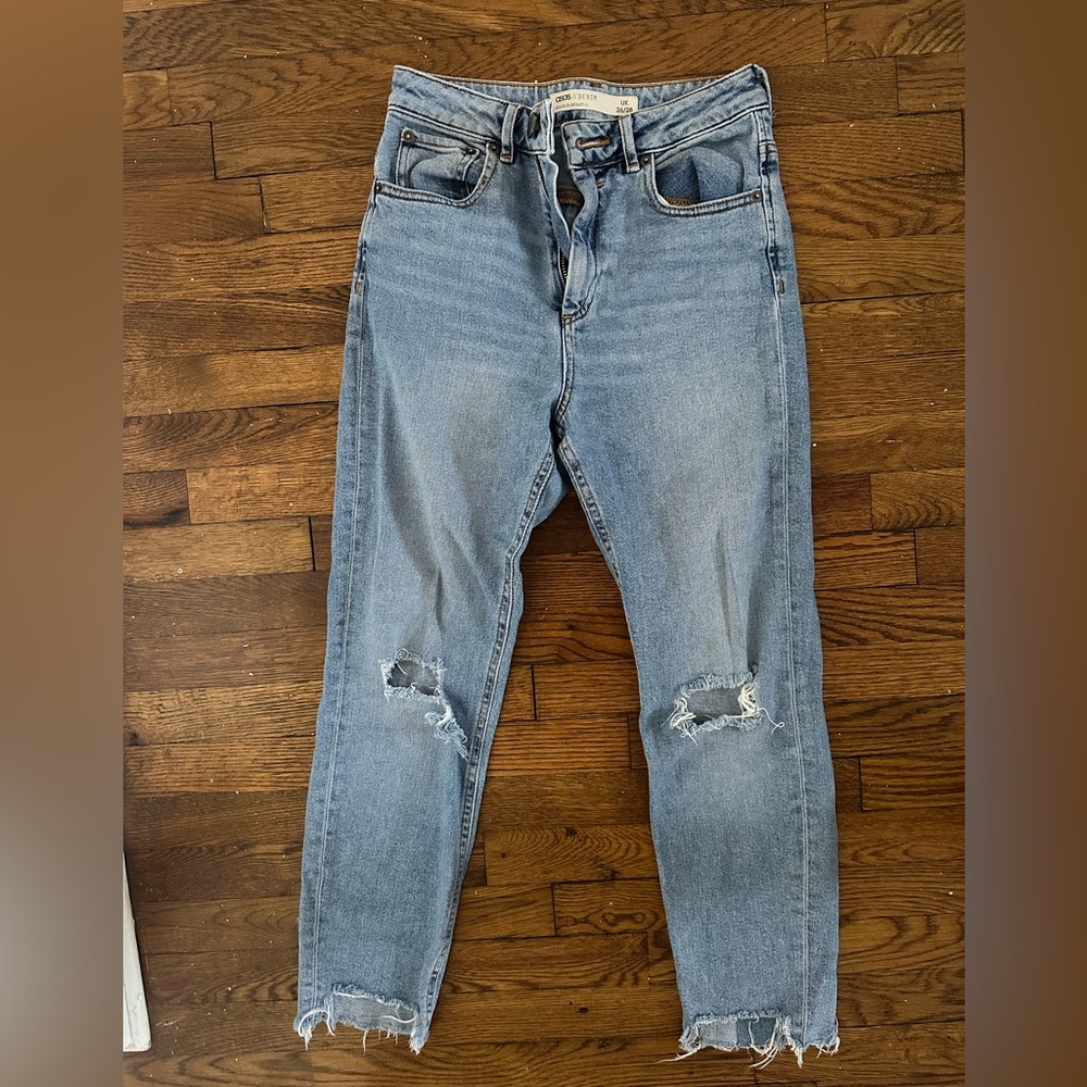 ASOS distressed jeans
